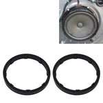Tappetino di supporto per copertura solida di protezione della base per altoparlante in ABS per auto da 2 pezzi da 6,5 pollici, diametro interno: 14,5 cm, Universal 6.5 inch
