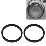 Tappetino di supporto per copertura solida di protezione della base per altoparlante in ABS per auto da 2 pezzi da 6,5 pollici, diametro interno: 14,5 cm, Universal 6.5 inch