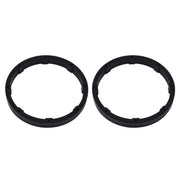 Tappetino di supporto per copertura solida di protezione della base per altoparlante in ABS per auto da 2 pezzi da 6,5 pollici, diametro interno: 14,5 cm, Universal 6.5 inch