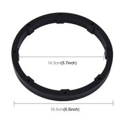 Tappetino di supporto per copertura solida di protezione della base per altoparlante in ABS per auto da 2 pezzi da 6,5 pollici, diametro interno: 14,5 cm, Universal 6.5 inch