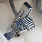 Blocco frizione antifurto per auto in acciaio inossidabile Blocco frizione di sicurezza freno per auto Blocco pedale acceleratore con chiavi Adatto per altezza frizione inferiore a 19,5 cm, Clutch Height Under 19.5cm