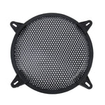 Kit maschera di copertura protettiva per altoparlante subwoofer con foro rotondo nero per auto da 8 pollici con supporto fisso, 8 Inch