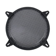 Kit maschera di copertura protettiva per altoparlante subwoofer con foro rotondo nero per auto da 8 pollici con supporto fisso, 8 Inch