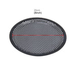 Kit maschera di copertura protettiva per altoparlante subwoofer con foro rotondo nero per auto da 8 pollici con supporto fisso, 8 Inch