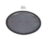 Kit maschera di copertura protettiva per altoparlante subwoofer con foro rotondo nero per auto da 8 pollici con supporto fisso, 8 Inch