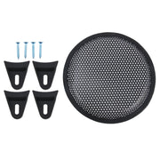 Kit maschera di copertura protettiva per altoparlante subwoofer con foro rotondo nero per auto da 8 pollici con supporto fisso, 8 Inch