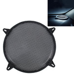 Kit maschera di copertura protettiva per altoparlante subwoofer con foro rotondo nero per auto da 12 pollici con supporto fisso, 12 Inch