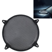 Kit maschera di copertura protettiva per altoparlante subwoofer con foro rotondo nero per auto da 12 pollici con supporto fisso, 12 Inch