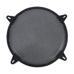 Kit maschera di copertura protettiva per altoparlante subwoofer con foro rotondo nero per auto da 12 pollici con supporto fisso, 12 Inch