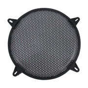 Kit maschera di copertura protettiva per altoparlante subwoofer con foro rotondo nero per auto da 12 pollici con supporto fisso, 12 Inch