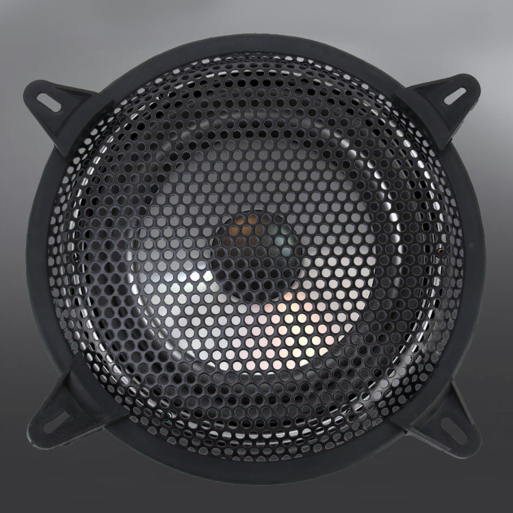 Kit maschera di copertura protettiva per altoparlante subwoofer con foro rotondo nero per auto da 12 pollici con supporto fisso, 12 Inch