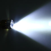 H4 9W 900 LM 6000K Lampada per fari per moto con luce statica + stroboscopica con 3 lampade a luce bianca COB e lampade a LED a luce rossa+luce rosa+luce blu, DC 12V, 9W 900LM