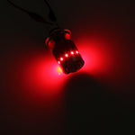 H4 9W 900 LM 6000K Lampada per fari per moto con luce statica + stroboscopica con 3 lampade a luce bianca COB e lampade a LED a luce rossa+luce rosa+luce blu, DC 12V, 9W 900LM