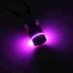 H4 9W 900 LM 6000K Lampada per fari per moto con luce statica + stroboscopica con 3 lampade a luce bianca COB e lampade a LED a luce rossa+luce rosa+luce blu, DC 12V, 9W 900LM