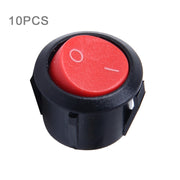 10 pezzi per auto, universale, fai da te, con tappo rotondo a 2 pin, pulsante OFF-ON, Short