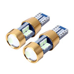 2 luci di ingombro per auto senza errori T10 3W con 19 lampade LED SMD-3030, DC 12V, 19 SMD-3030 LEDs