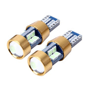 2 luci di ingombro per auto senza errori T10 3W con 19 lampade LED SMD-3030, DC 12V, 19 SMD-3030 LEDs