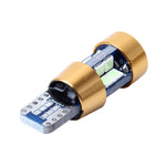 2 luci di ingombro per auto senza errori T10 3W con 19 lampade LED SMD-3030, DC 12V, 19 SMD-3030 LEDs