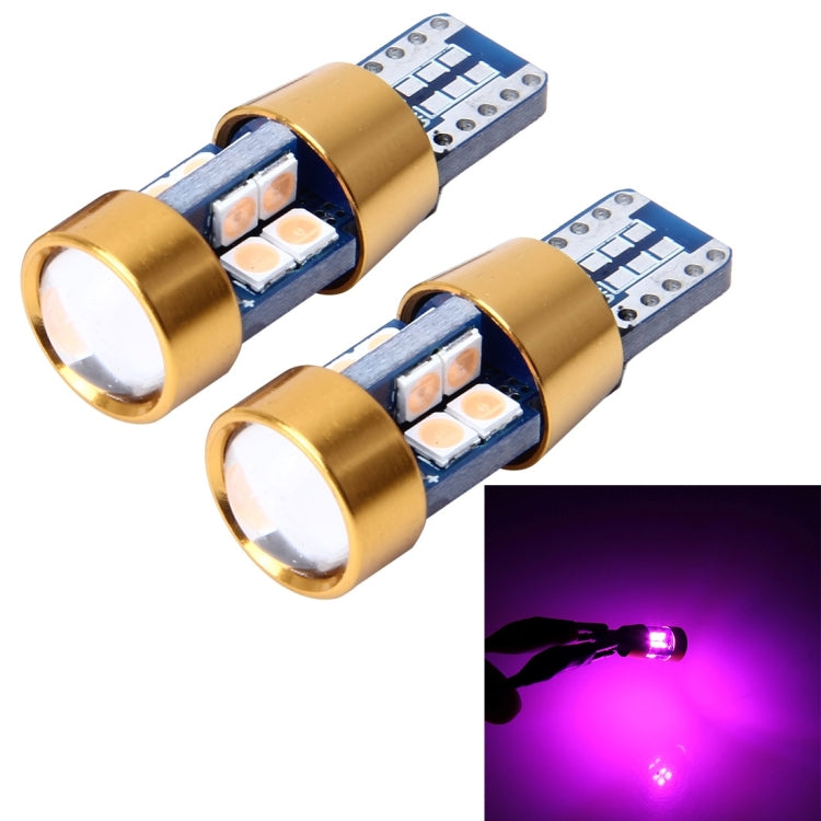 2 luci di ingombro per auto senza errori T10 3W con 19 lampade LED SMD-3030, DC 12V, 19 SMD-3030 LEDs