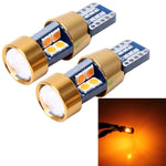 2 luci di ingombro per auto senza errori T10 3W con 19 lampade LED SMD-3030, DC 12V, 19 SMD-3030 LEDs
