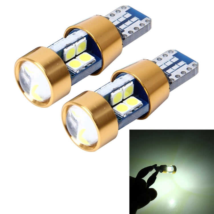 2 luci di ingombro per auto senza errori T10 3W con 19 lampade LED SMD-3030, DC 12V, 19 SMD-3030 LEDs