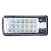 Luce targa da 2 pezzi con 24 lampade SMD-3528 per Audi, For Audi with 24 SMD-3528 Lamps