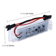 Luce targa da 2 pezzi con 24 lampade SMD-3528 per Opel, For Opel