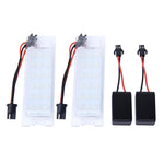 Luce targa da 2 pezzi con 24 lampade SMD-3528 per Opel, For Opel