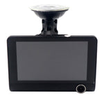 Schermo IPS da 4,0 pollici 5,0 Mega Pixel 170 gradi grandangolare Full HD 1080P 3 canali Video DVR per auto, supporto visione notturna luce di riempimento / retromarcia visiva / scheda TF (32 GB massimo) / sensore G / rilevamento movimento, 170 Degrees