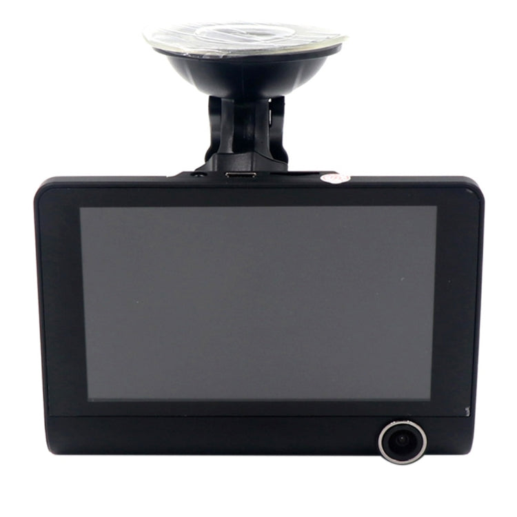 Schermo IPS da 4,0 pollici 5,0 Mega Pixel 170 gradi grandangolare Full HD 1080P 3 canali Video DVR per auto, supporto visione notturna luce di riempimento / retromarcia visiva / scheda TF (32 GB massimo) / sensore G / rilevamento movimento, 170 Degrees
