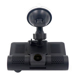 Schermo IPS da 4,0 pollici 5,0 Mega Pixel 170 gradi grandangolare Full HD 1080P 3 canali Video DVR per auto, supporto visione notturna luce di riempimento / retromarcia visiva / scheda TF (32 GB massimo) / sensore G / rilevamento movimento, 170 Degrees
