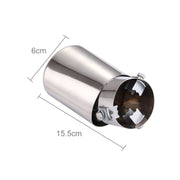Modifica marmitta per tubi di scarico per automobili, tubi di scarico in acciaio inossidabile (diametro interno 60 mm), 60mm