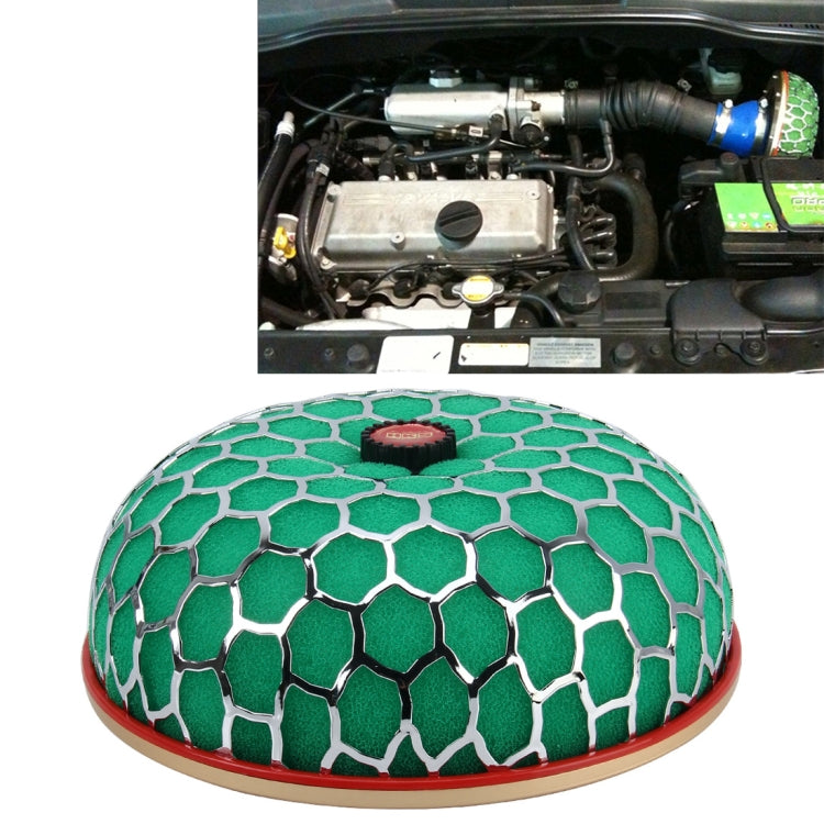 HKS 76mm Fungo Rotondo Super Power Filtro per Auto Filtro dell'Aria Ingresso del Flusso Filtro a Secco a 3 Strati Telaio Super Stealth Filtro del Flusso d'Aria ad Induzione dell'Aria ad Alte Prestazioni, 10cm