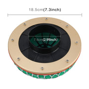 HKS 76mm Fungo Rotondo Super Power Filtro per Auto Filtro dell'Aria Ingresso del Flusso Filtro a Secco a 3 Strati Telaio Super Stealth Filtro del Flusso d'Aria ad Induzione dell'Aria ad Alte Prestazioni, 10cm