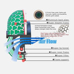 HKS 76mm Fungo Rotondo Super Power Filtro per Auto Filtro dell'Aria Ingresso del Flusso Filtro a Secco a 3 Strati Telaio Super Stealth Filtro del Flusso d'Aria ad Induzione dell'Aria ad Alte Prestazioni, 10cm