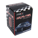 Filtro aria universale per auto, compressore meccanico, kit filtro per auto, filtro di aspirazione dell'aria, filtro freddo, dimensioni: 14,5 * 15 cm (rosso), Size: 14.5*15cm