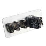 Pannello interruttori LED 12V 30A per auto da corsa