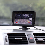 Monitor universale ad alta definizione per auto da 4,3 pollici con supporto ad angolo regolabile, supporta la funzione di schermo automatico inverso, 4.3 inch