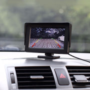 Monitor universale ad alta definizione per auto da 4,3 pollici con supporto ad angolo regolabile, supporta la funzione di schermo automatico inverso, 4.3 inch