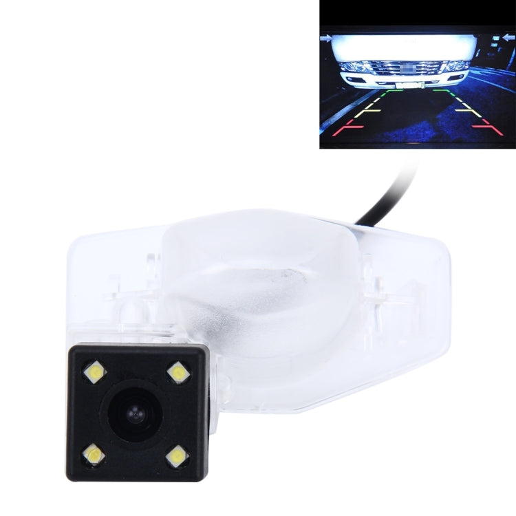 656x492 Pixel effettivi NTSC 60HZ CMOS II Telecamera di retromarcia per auto impermeabile con 4 lampade a LED (per Nissan LIVINA versione 2011-2013), For Honda Fit 2008-2013 Version, For Honda Fit 2014-2015, For Honda City 2015 Version                 ...
