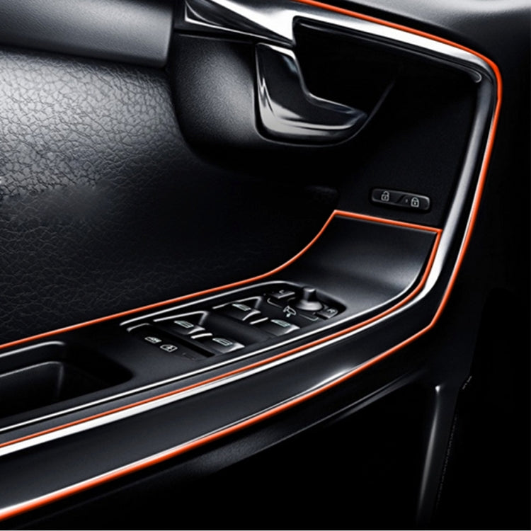 Finitura flessibile da 5 m per la modanatura interna dell'auto fai-da-te, striscia decorativa con raschietto per pellicola