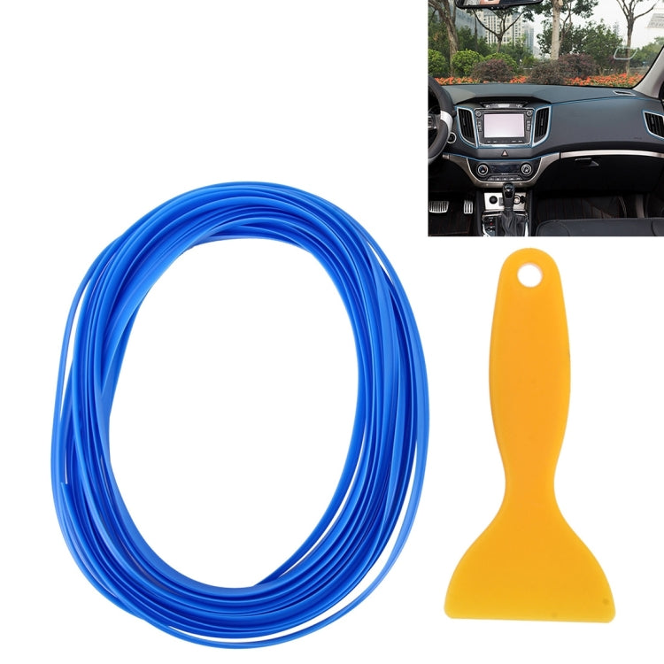 Finitura flessibile da 5 m per la modanatura interna dell'auto fai-da-te, striscia decorativa con raschietto per pellicola