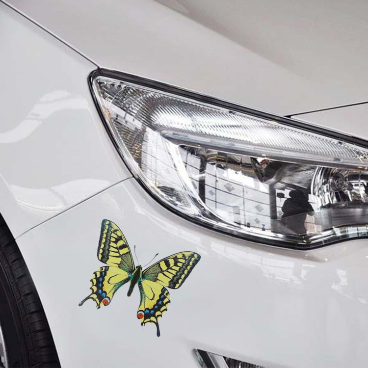 Adesivo senza auto in plastica a forma di farfalla da 7 pezzi, Butterfly
