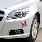 Adesivo senza auto in plastica a forma di farfalla da 7 pezzi, Butterfly
