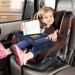Console per bambini Passeggino Giocattolo Passeggino Organizzatore Vassoio di sicurezza per bambini Supporto per pittura turistica Tavolo da pranzo impermeabile Vassoio per pittura per auto, Blue