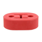 Staffa di montaggio in gomma regolabile a due fori per auto universale Tubo di scarico sospeso Tubo di gomma Tubo di scarico per auto Grillo sospeso Scarico sospeso all'orecchio, 2 Holes (Blue), 2 Holes (Red), 2 Holes (Yellow), 2 Holes (Black)