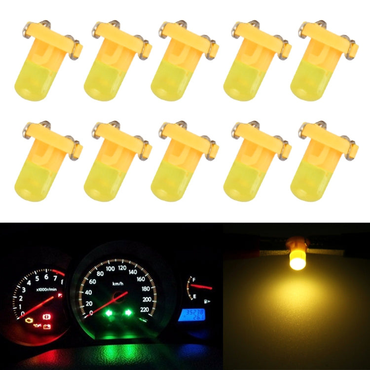 Lampadina per indicatore a grappolo di cruscotto con luce a LED per pannello strumenti a cuneo da 10 pezzi 2W T3, 2W T3, T3