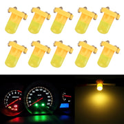 Lampadina per indicatore a grappolo di cruscotto con luce a LED per pannello strumenti a cuneo da 10 pezzi 2W T3, 2W T3, T3