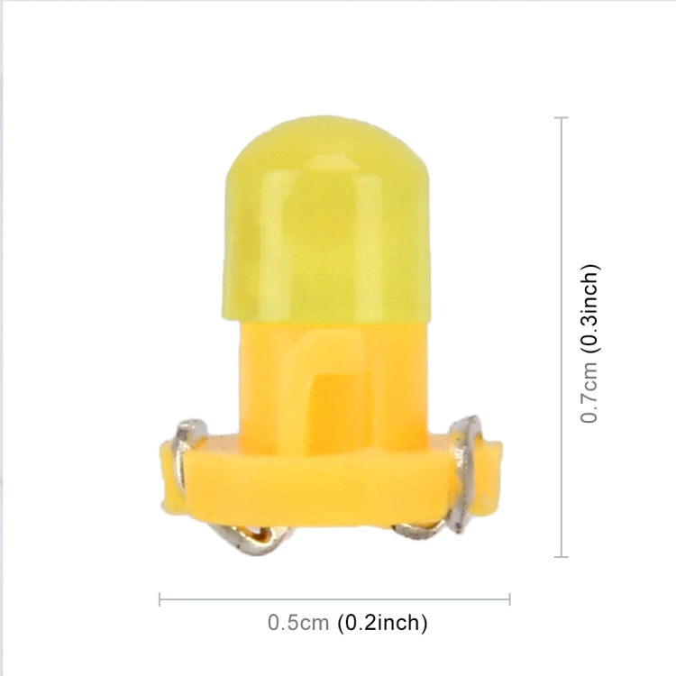 Lampadina per indicatore a grappolo di cruscotto con luce a LED per pannello strumenti a cuneo da 10 pezzi 2W T3, 2W T3, T3