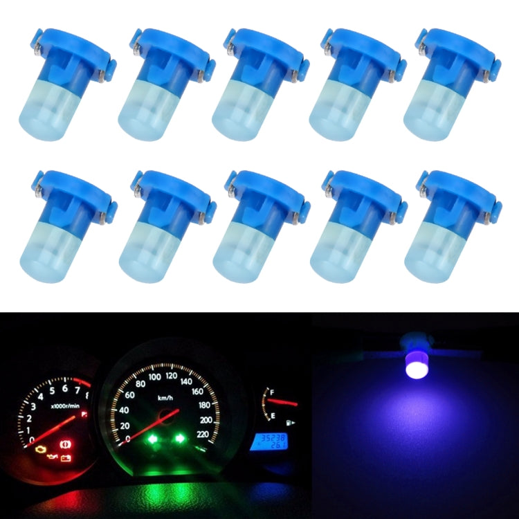 Lampadina per indicatore a grappolo di cruscotto con luce a LED per pannello strumenti a cuneo da 10 pezzi 2W T3, 2W T3, T3